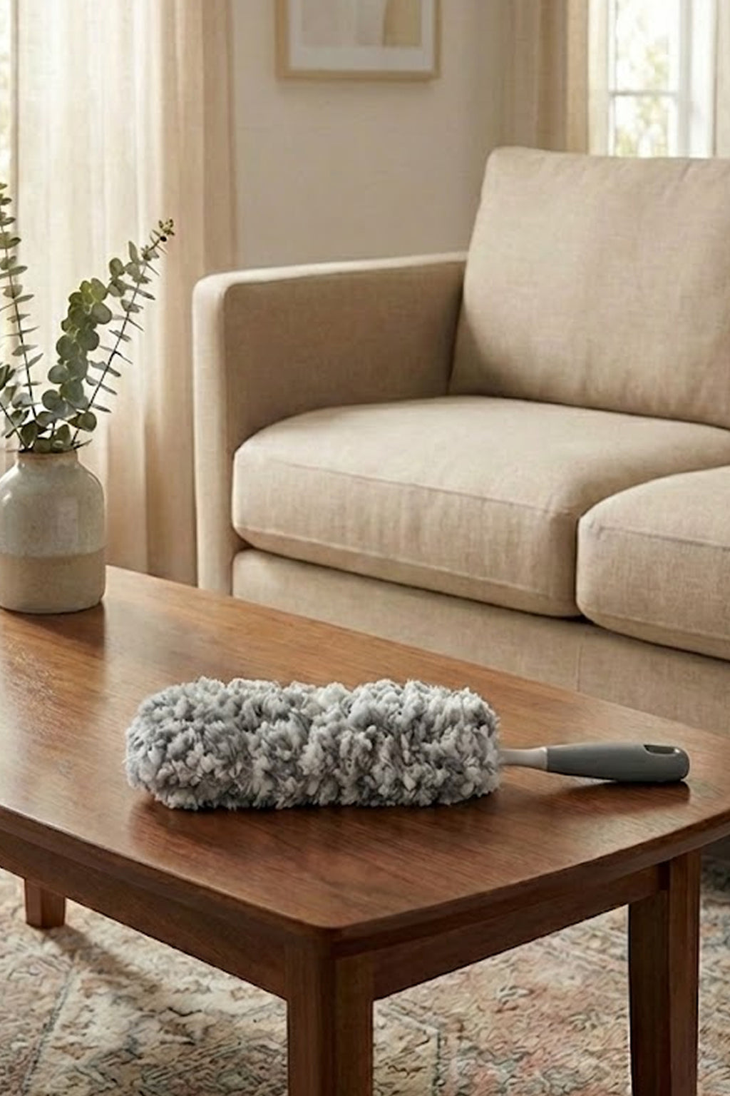 Rewindo Sihirli Mikrofiber Toz Alıcı, Antistatik ve Yıkanabilir Temizlik Fırçası