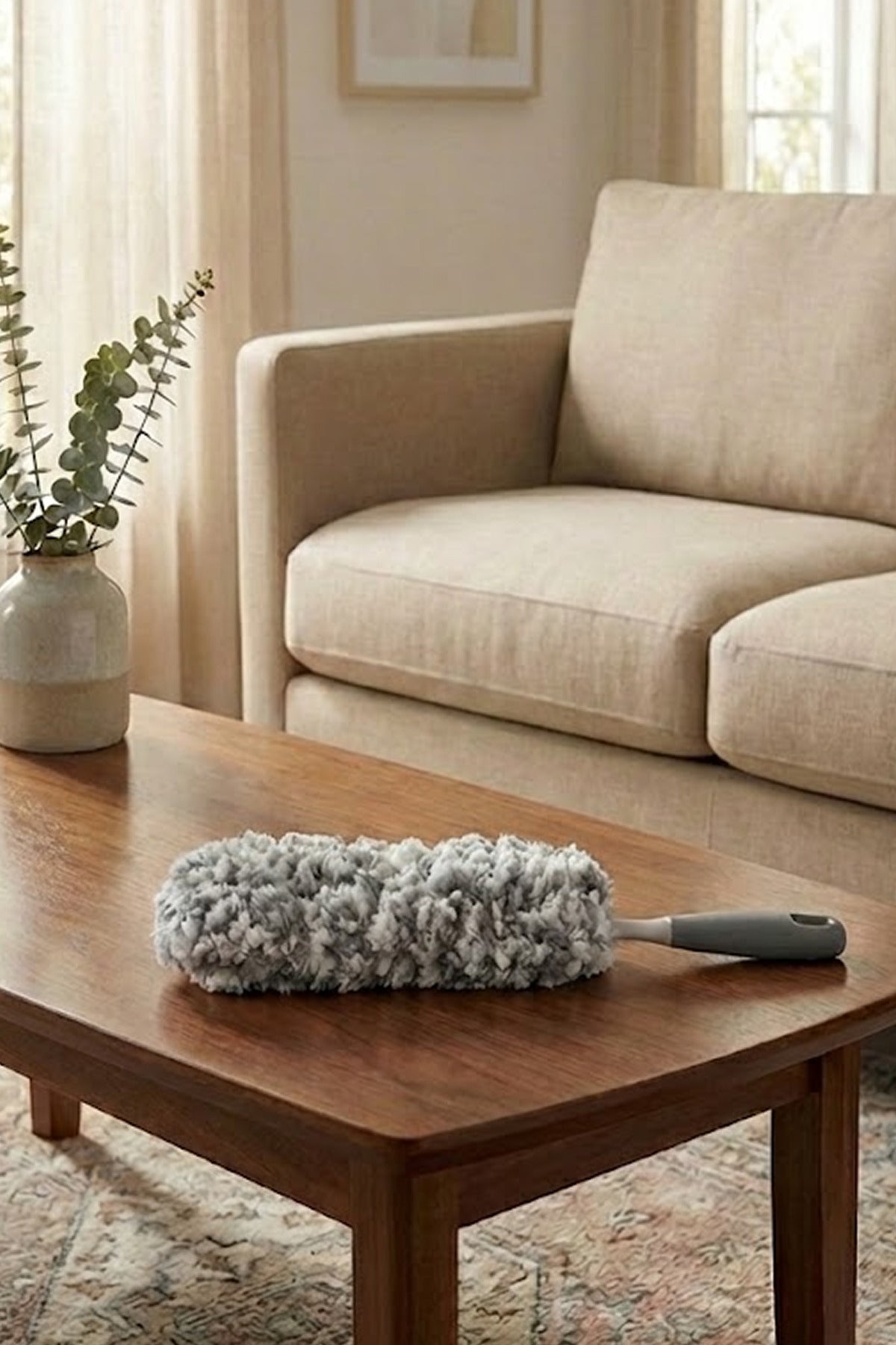 Rewindo Sihirli Mikrofiber Toz Alıcı, Antistatik ve Yıkanabilir Temizlik Fırçası