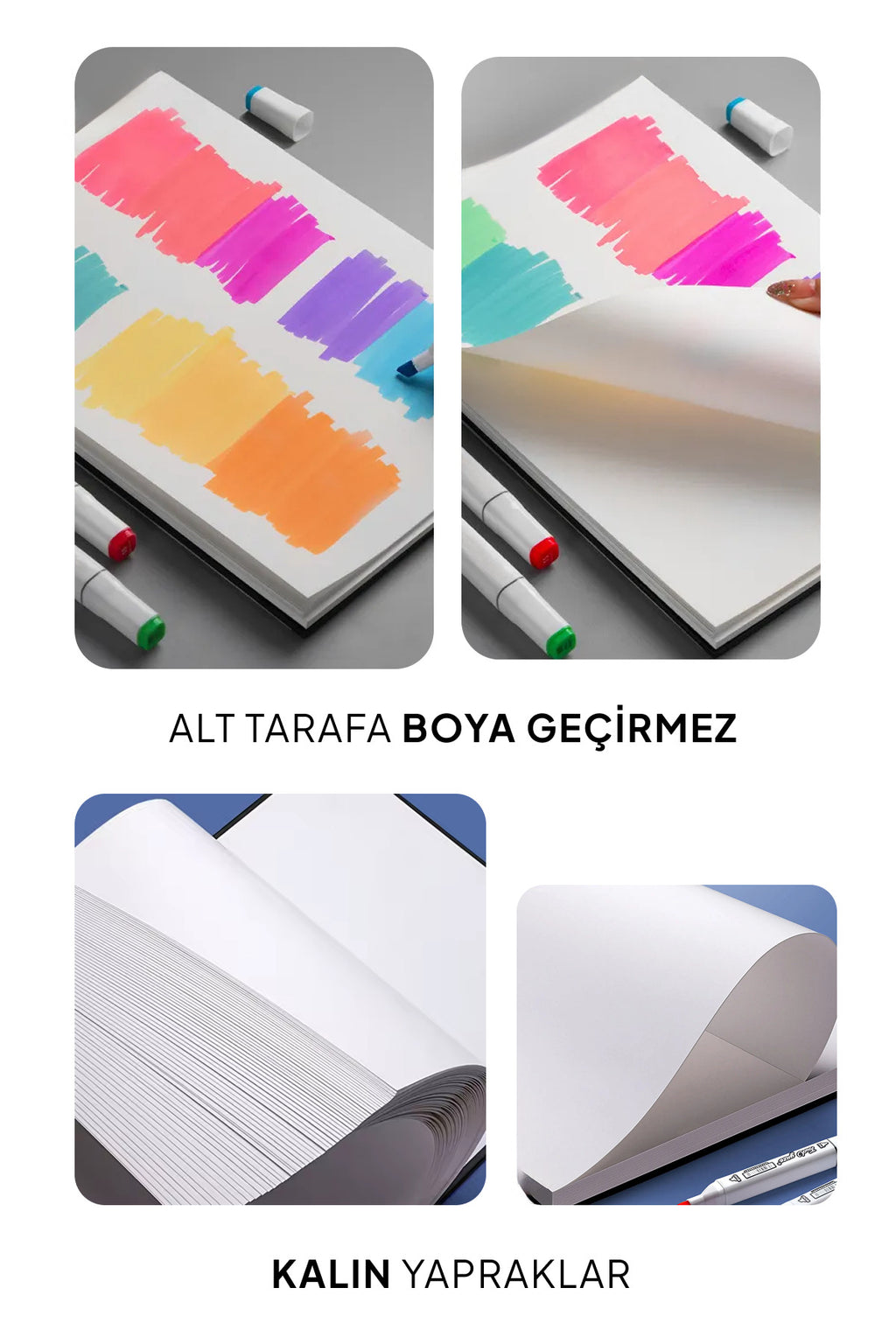 Albatros Profesyonel 36 Yapraklı Marker Çizim Defteri