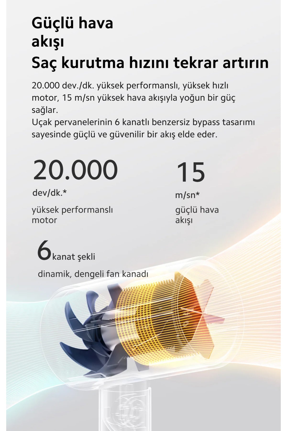 H101 Saç Kurutma Makinesi – Hızlı Kurutma ve Katlanabilir Tasarım (Türkiye Garantili)