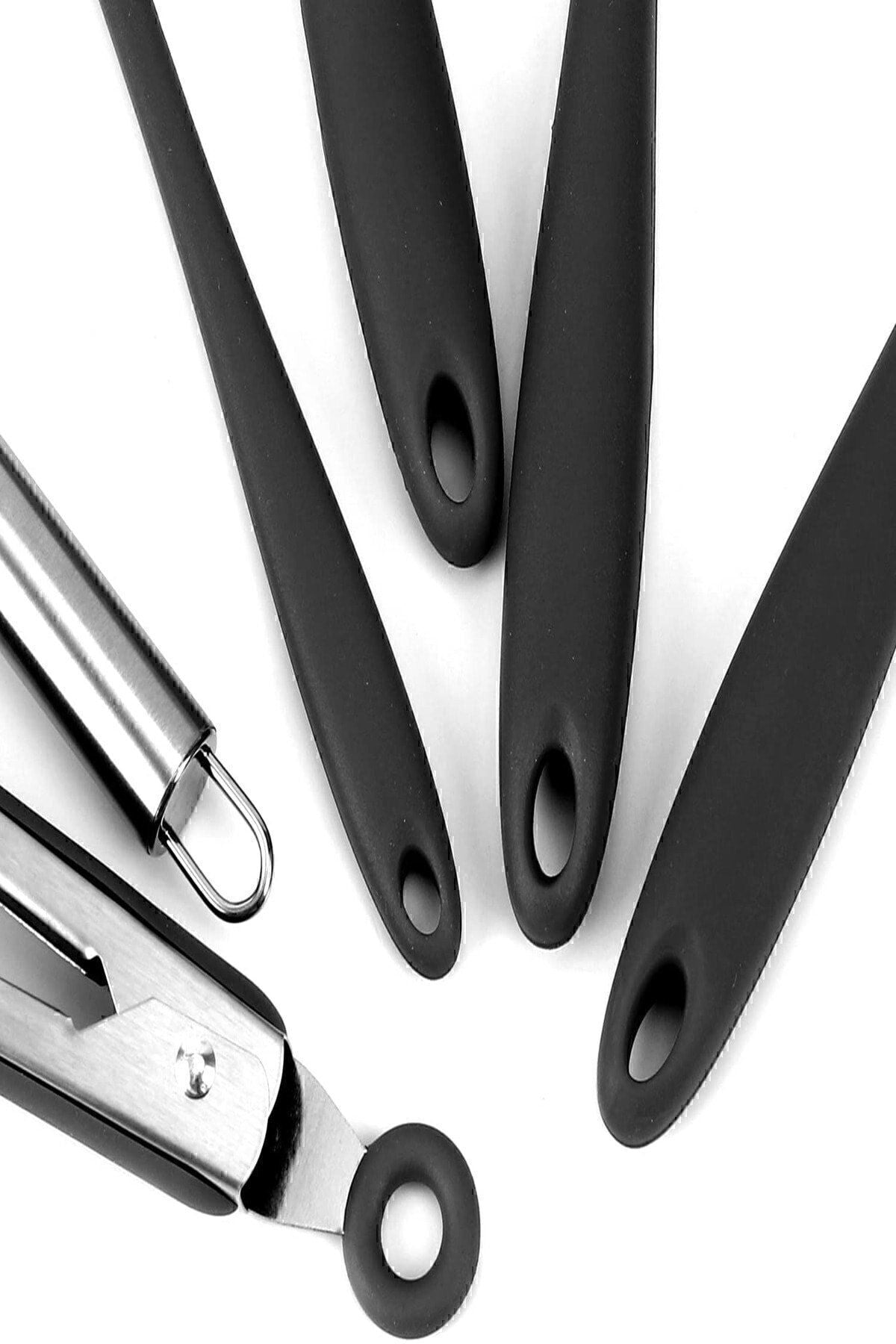 Salvatore 10 Parça Spatula Set Siyah