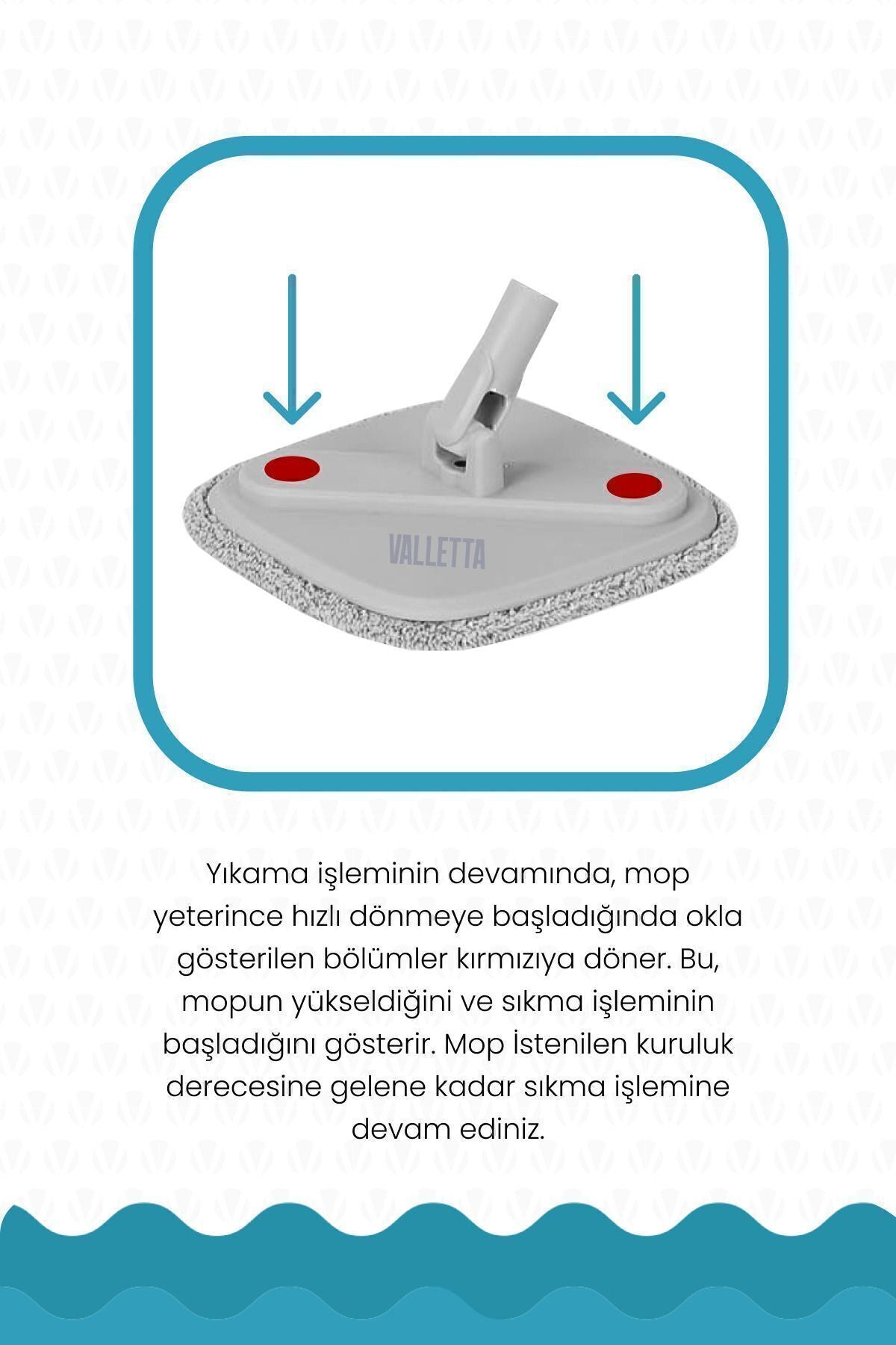Lamonica 4 Mop Bezli Temiz Ve Kirli Suyu Ayıran Otomatik Temizlik Seti Mop Paspas