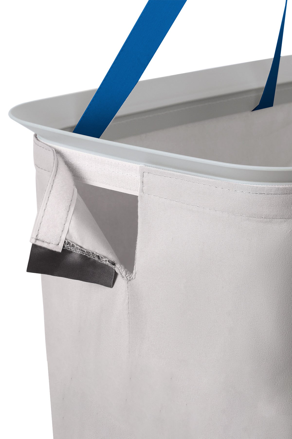 Paloma 120l Üç Yıkanabilir Bölmeli Katlanabilir Kumaş Kirli Çamaşır Sepeti Light Gray XL