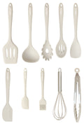 Salvatore 10 Parça Spatula Set Vanilya