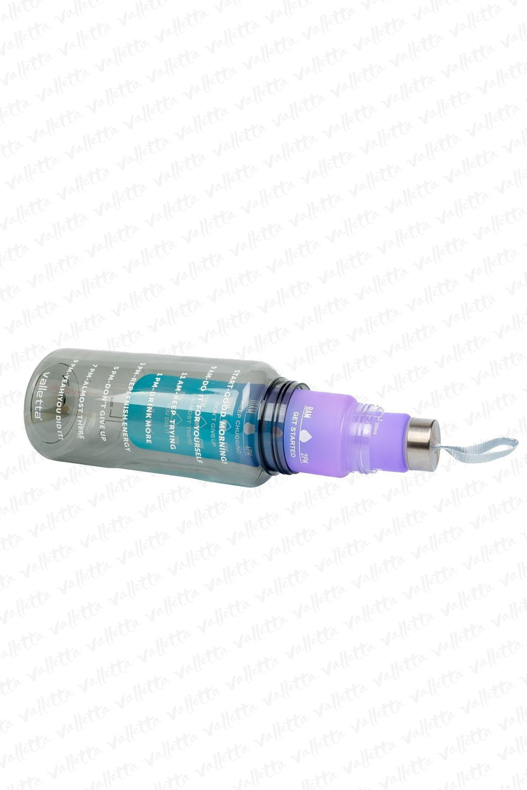 Figo 3lü Set BPA İçermez Motivasyonel Su Matarası 2.000ML-750M-300MLSiyah Su Matarası
