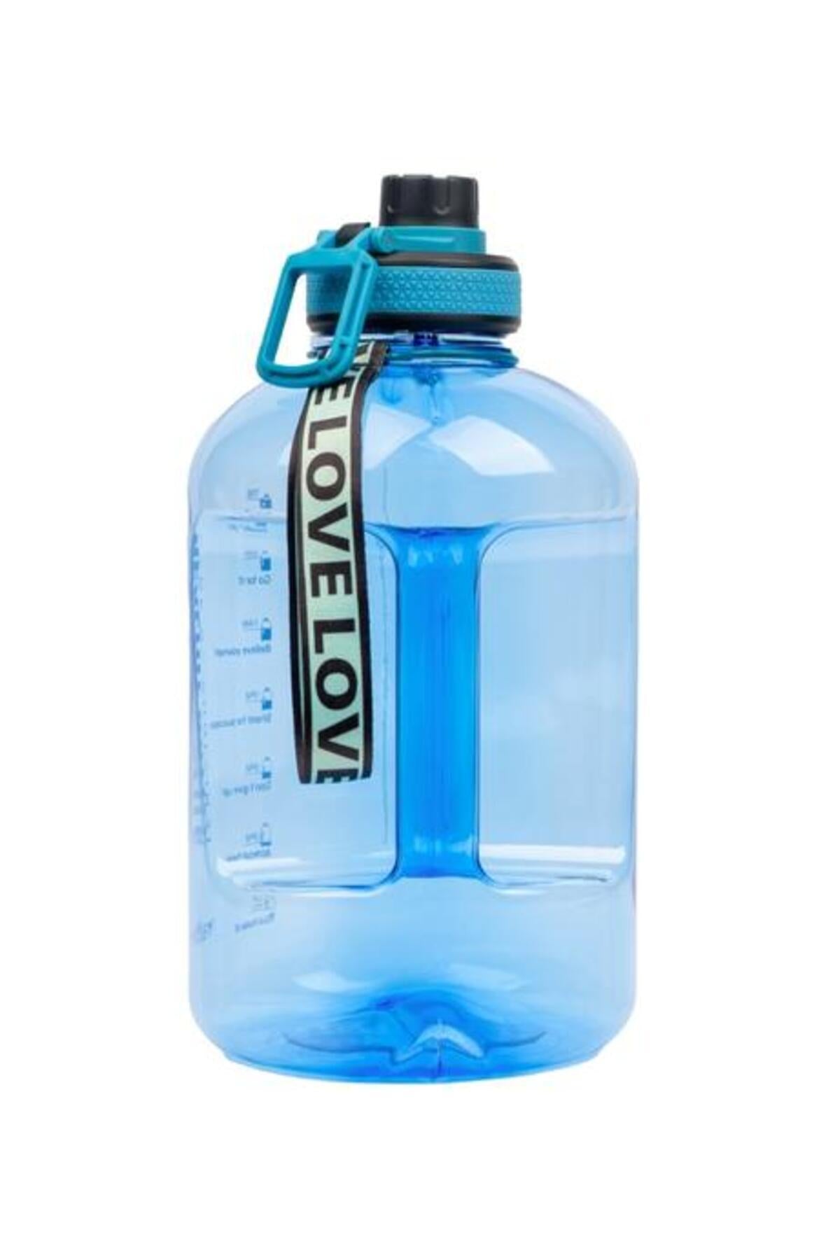Winta Bpa Içermez Motivasyonel Su Matarası 2.5 Lt Mavi Su Matarası,su Şişesi,suluk