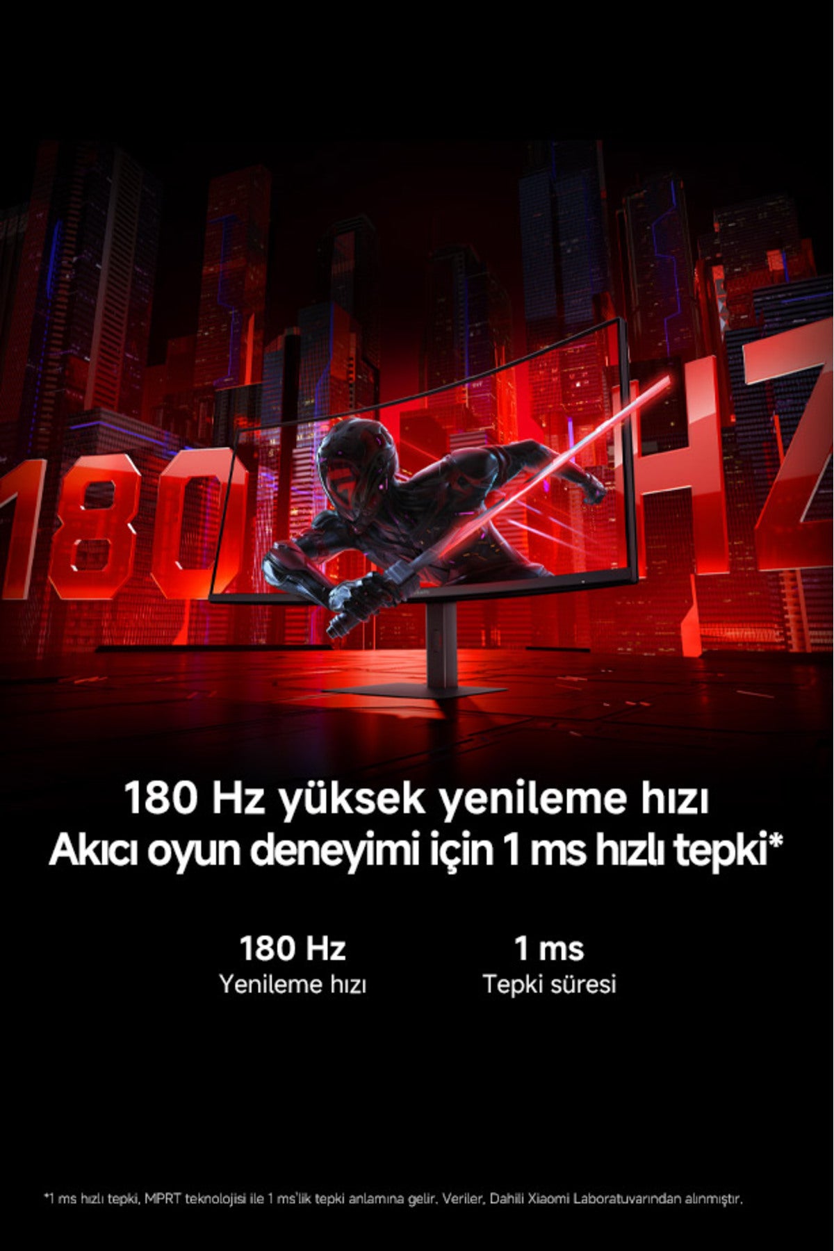 Curved Gaming Monitör G34WQi 34″ 180Hz 1ms UWQHD Oyuncu Monitör