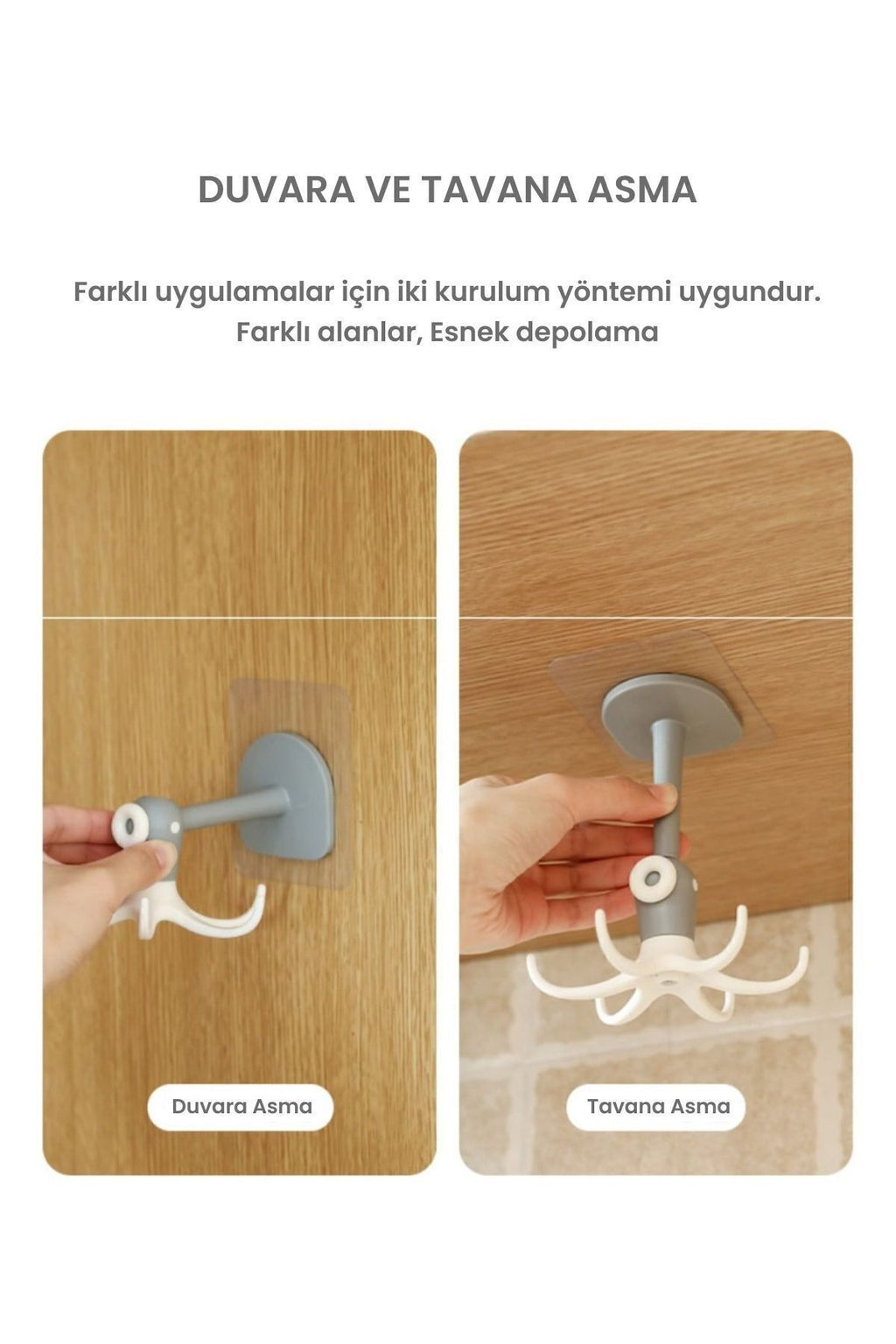 Nicobar Çok Amaçlı Duvar Askısı Gri