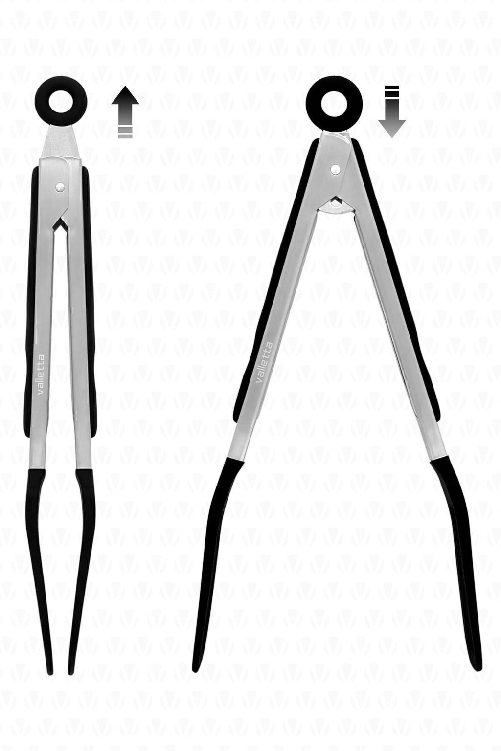 Clavis Metal Saplı Kilit Sistemli Smart Silikon Maşa Siyah