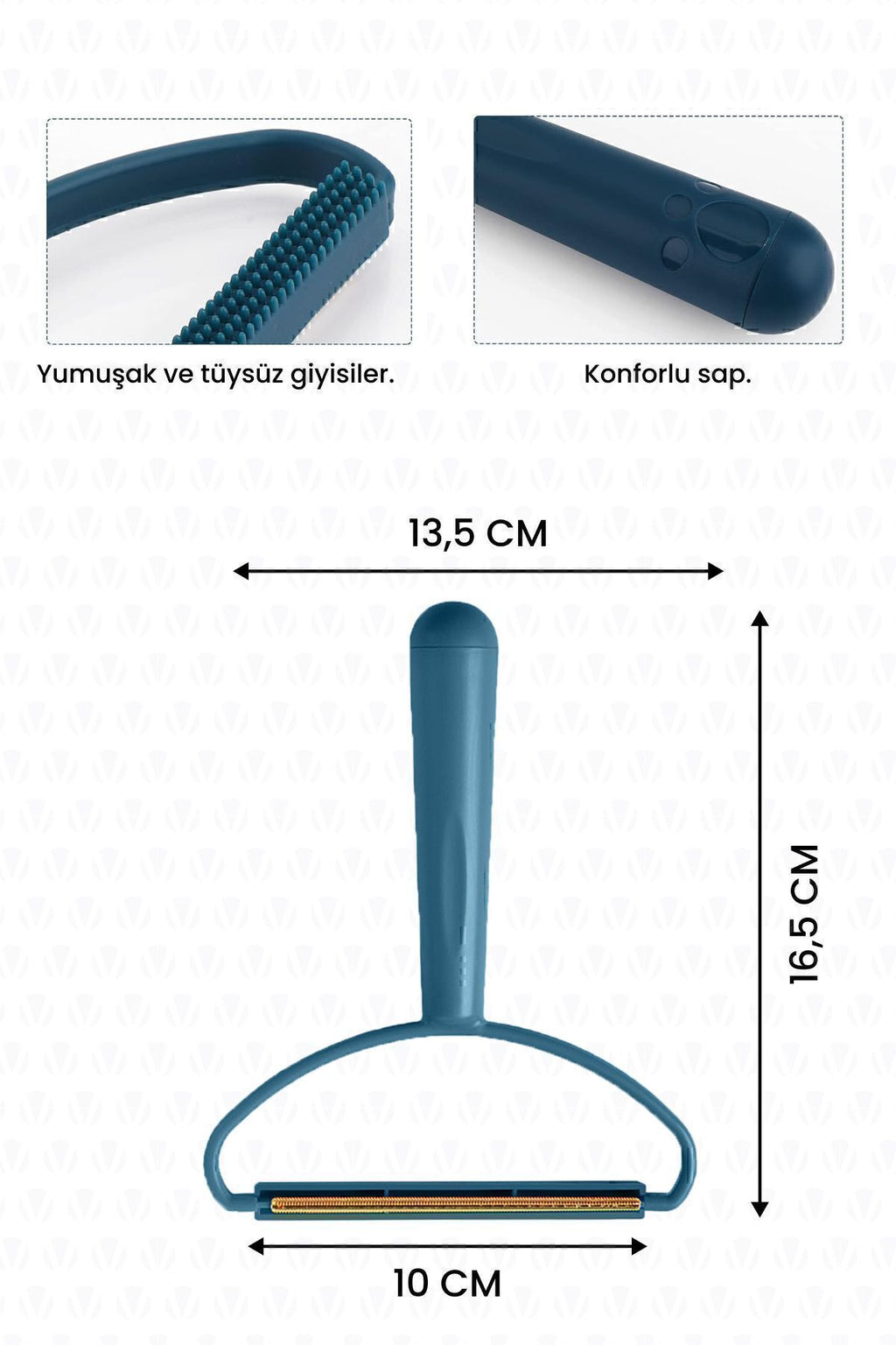 Aren Çift Taraflı Elbise Tiftik Ve Tüy Toparlayıcı Kazak Halı Plastik Kumaş Tüy Alma Yeşil