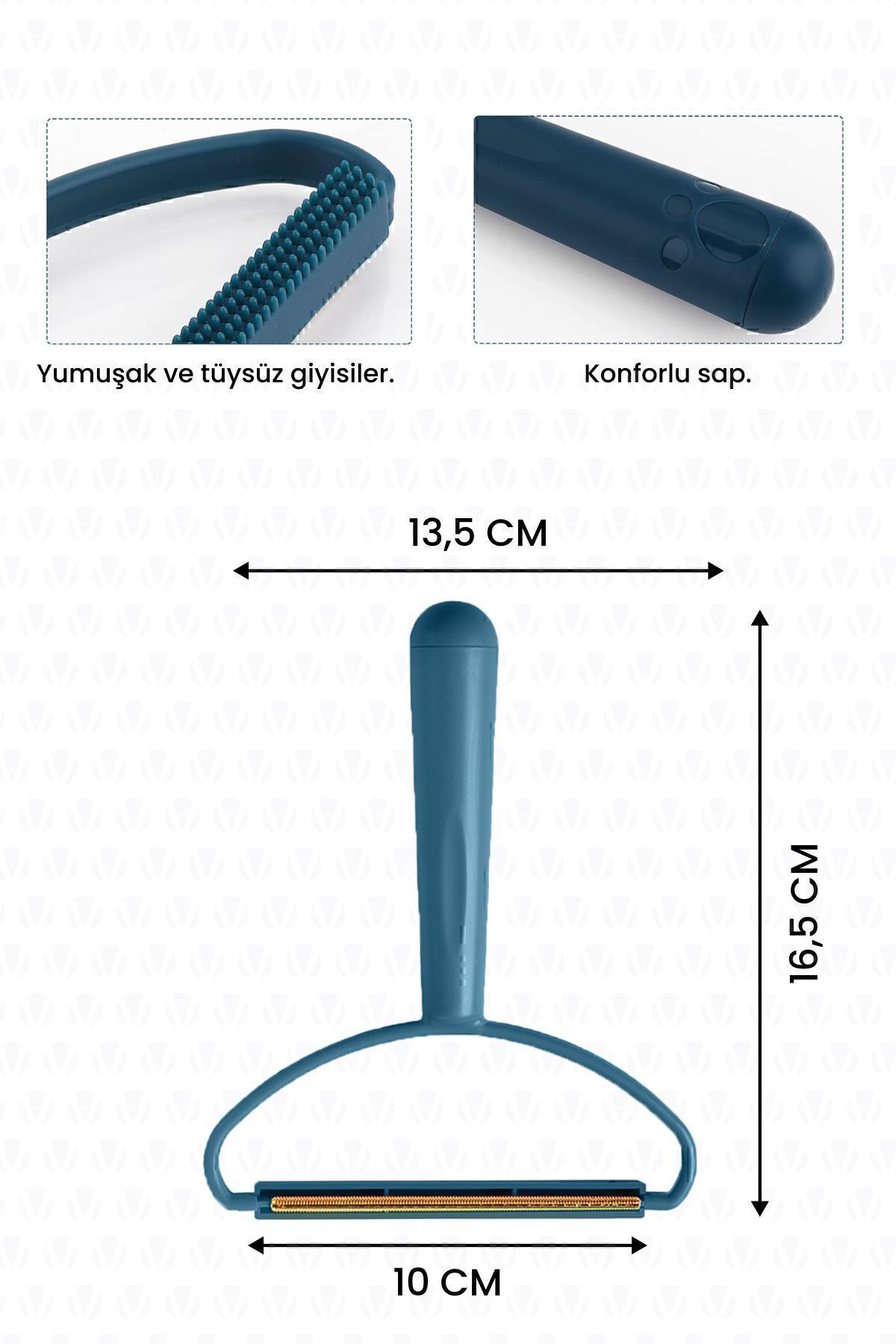 Aren Çift Taraflı Elbise Tiftik Ve Tüy Toparlayıcı Kazak Halı Plastik Kumaş Tüy Alma Yeşil