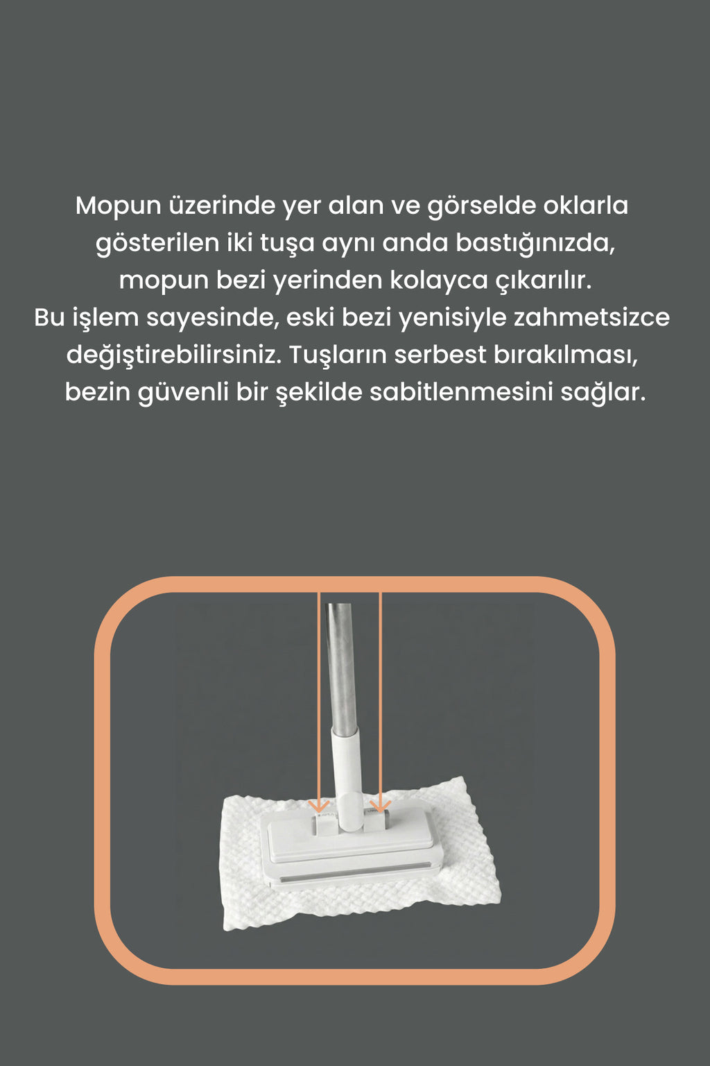 Impala Pratik Kilit Sistemli Temizleme Seti Mop Paspas