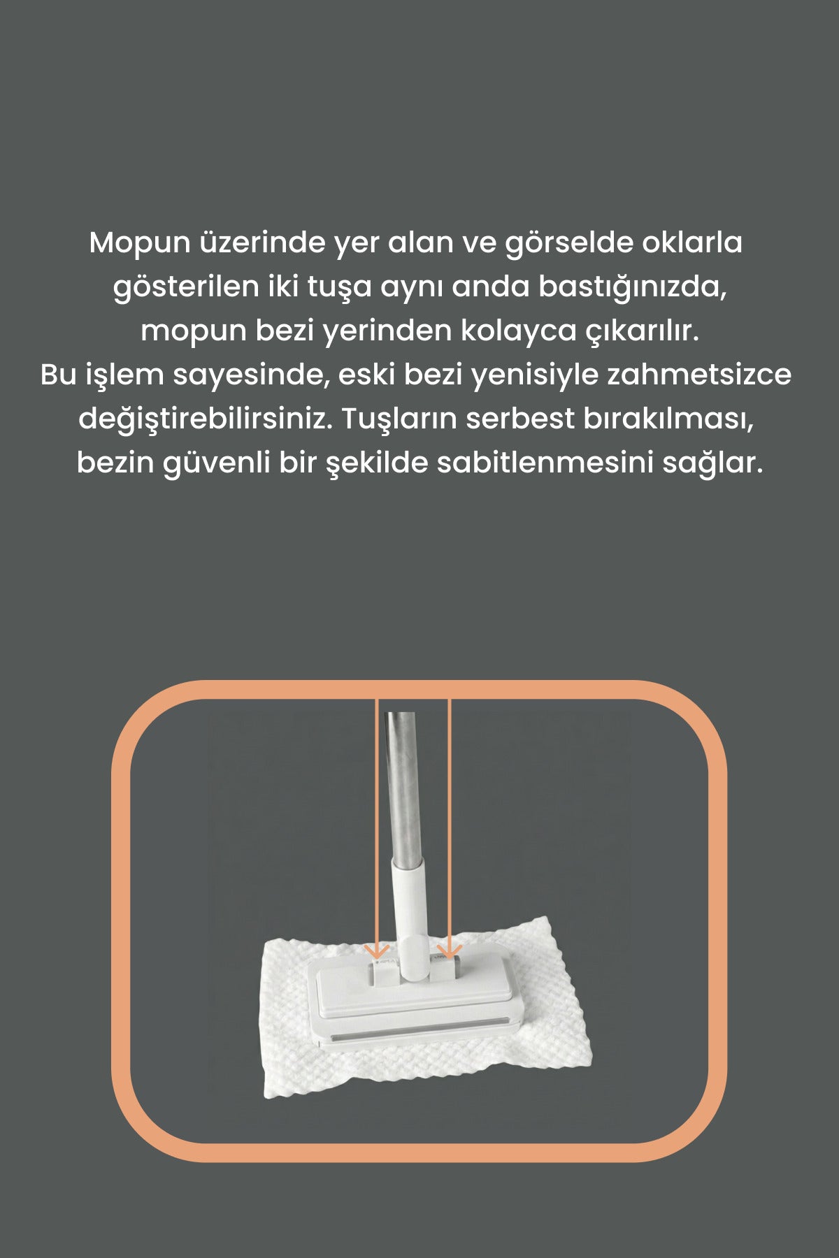 Impala Pratik Kilit Sistemli Temizleme Seti Mop Paspas