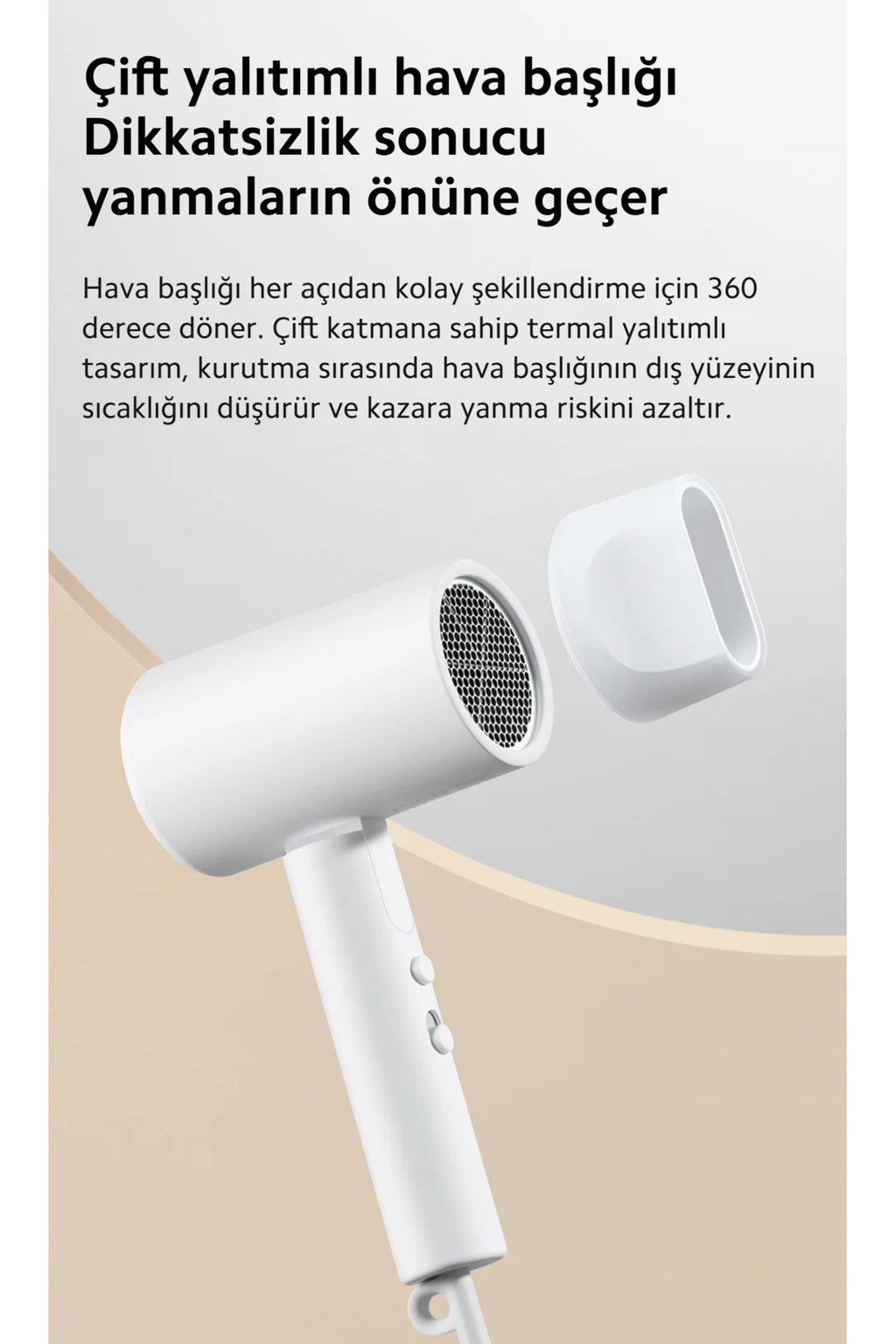 H101 Saç Kurutma Makinesi – Hızlı Kurutma ve Katlanabilir Tasarım (Türkiye Garantili)