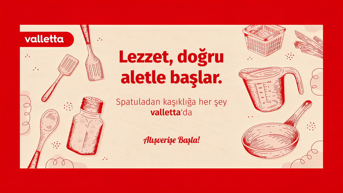 Valletta mutfak gereçleri