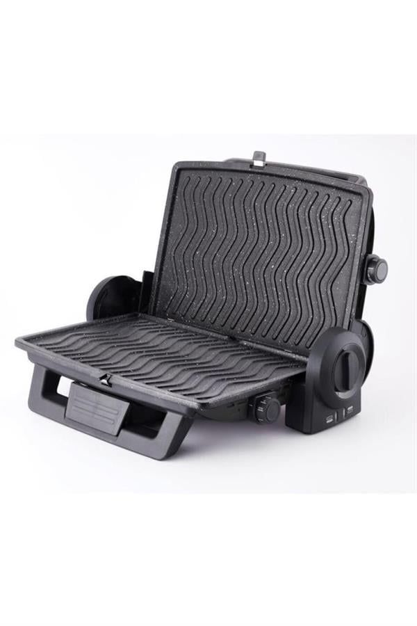 KORKMAZ A310-03 FORMULA TOST MAKİNESİ SİYAH/GRİ GRANİT