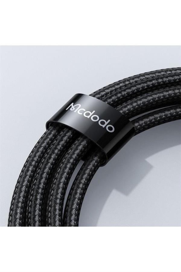 MCDODO CA-1100 100W TYPE-C TO TYPE-C DİJİTAL GÖSTERGELİ DATA-ŞARJ KABLOSU 5A 1.2M- SİYAH