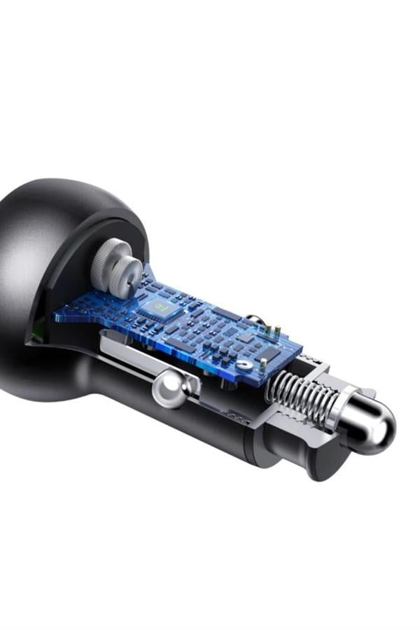 MCDODO CC-6810 30W 1XTYPE-C 1XUSB GİRİŞLİ PD3.0 HIZLI ARAÇ ÇAKMAK ŞARJ - SİYAH
