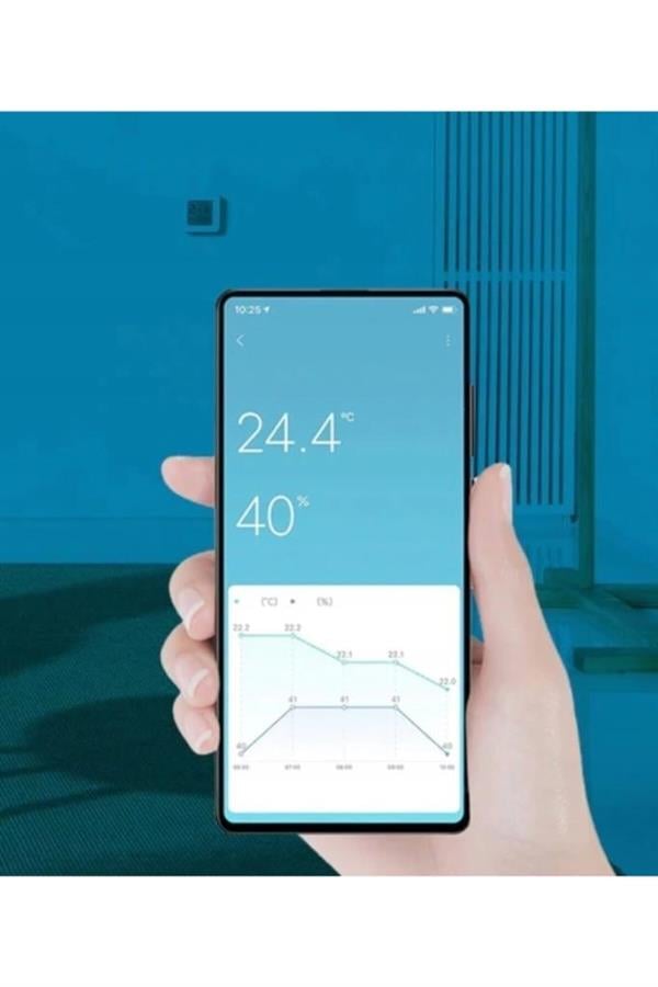 Mijia Bluetooth Akıllı Sıcaklık Ve Nem Ölçer Termometre 7'li Nun4106cn