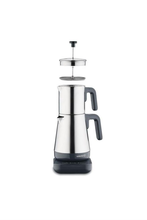 KORKMAZ A850-01 MODERNA ELEKT. ÇAYDANLIK GRİ/SATİN