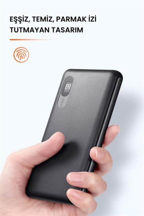 Mc-4341 10000 Mah Çift Usb Çıkışlı Hızlı Şarj Özellikli Led Göstergeli Powerbank - Siyah