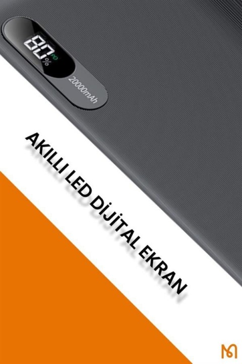 Mc-4351 20000 Mah Çift Usb Çıkışlı Led Göstergeli Powerbank