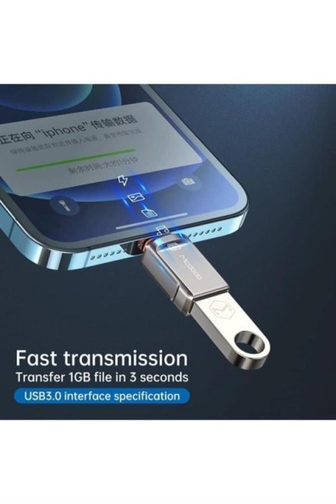 Ot-8600 Otg Iphone Lightining To Usb 3.0 Otg Çevirici Adaptör
