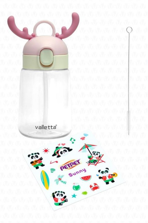 Kimbayo Bpa Içermez Çocuk Su Matarası 400 Ml Pembe Su Matarası,su Şişesi,suluk