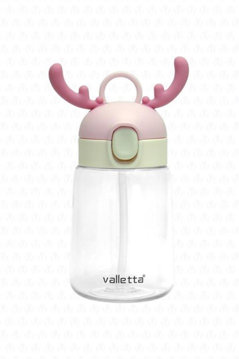 Kimbayo Bpa Içermez Çocuk Su Matarası 400 Ml Pembe Su Matarası,su Şişesi,suluk