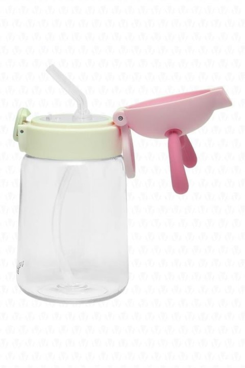 Kimbayo Bpa Içermez Çocuk Su Matarası 400 Ml Pembe Su Matarası,su Şişesi,suluk