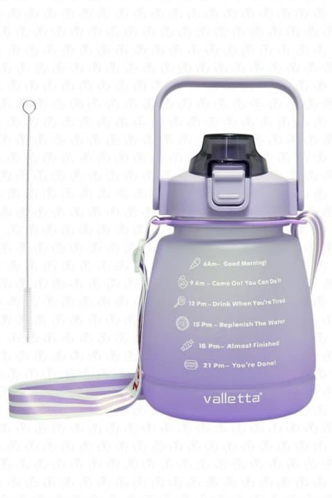 VALLETTA VLT1236 LUSCA MOTİVASYONLU SU MATARASI 1,3 LT - MOR