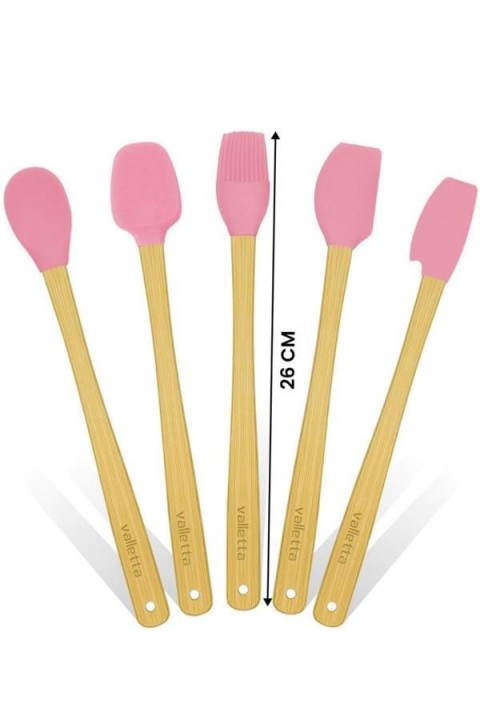 VALLETTA VLT1530 INDIGO SPATULA 5'Lİ SET - PEMBE
