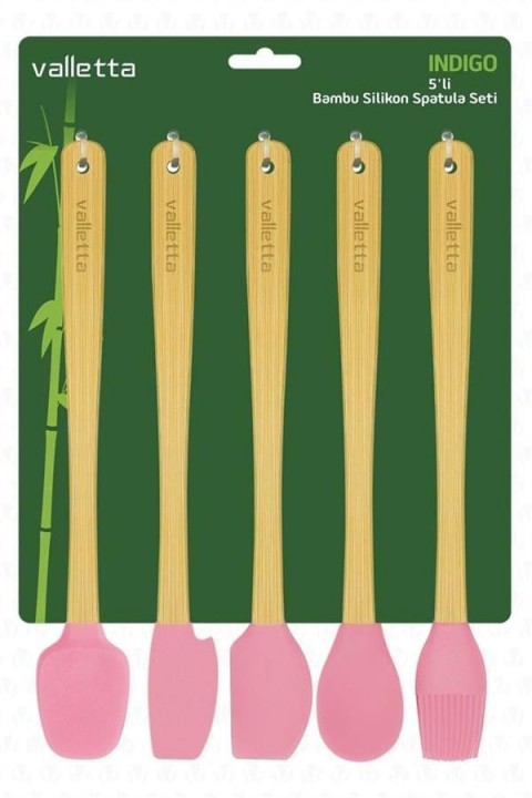 VALLETTA VLT1530 INDIGO SPATULA 5'Lİ SET - PEMBE