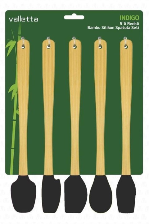 VALLETTA VLT1542 INDIGO SPATULA 5'Lİ SET - SİYAH NOKTALI