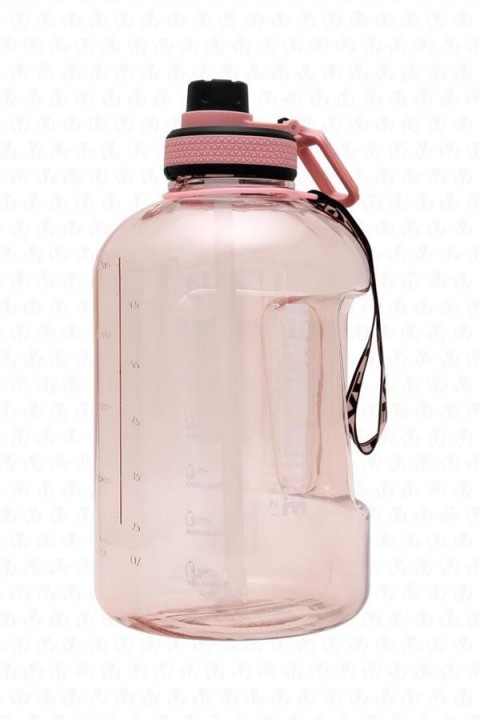 Winta Bpa Içermez Motivasyonel Su Matarası 2.5 Lt Pembe Su Matarası,su Şişesi,suluk