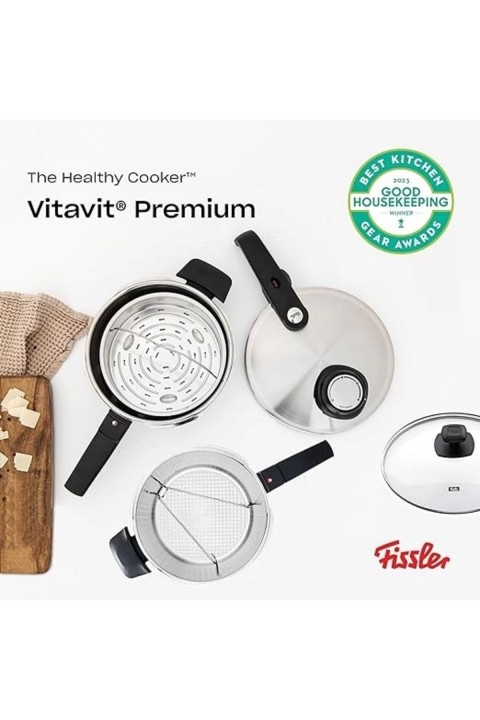 Vitavit Premium Mat 6+3,5 Litre Düdüklü Tencere Set