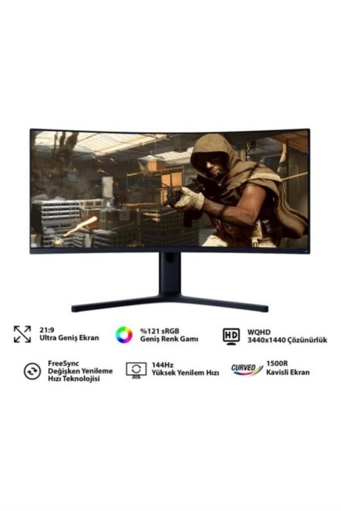 Mi Curved Bhr4269gl 34" 144hz 4ms (hdmı+display) Freesync Wqhd Led Monitör Çin Versiyon