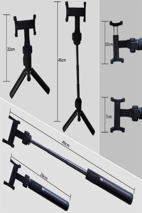 Mi Tripod Bluetooth Kumandalı Üçü Birarada Selfie Çubuğu