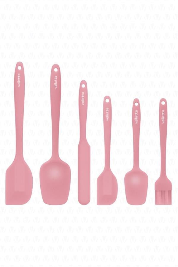 VALLETTA VLT1154 DRONGO 6'LI SPATULA SET PEMBE