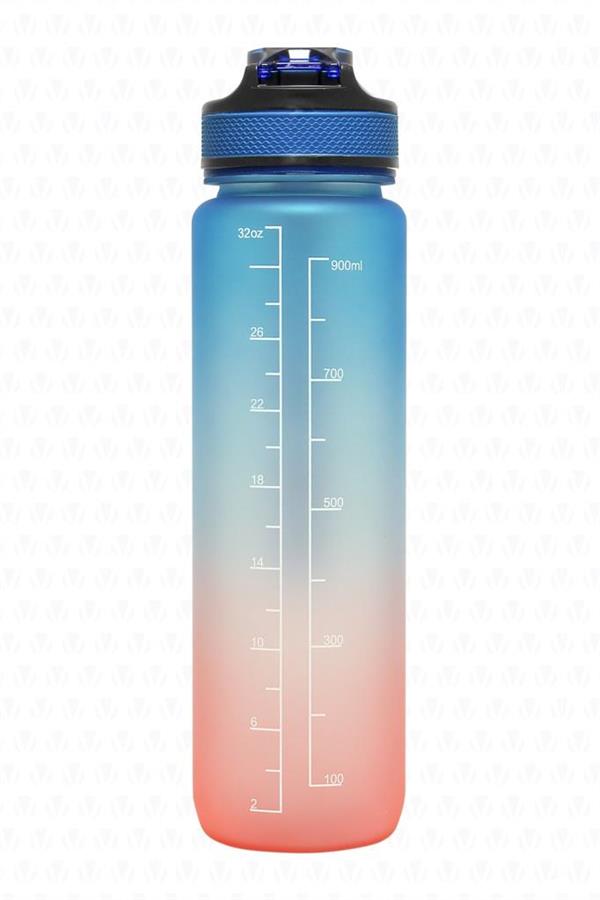 Fofana Bpa Içermez Motivasyonel Su Matarası 900 Ml Mavi Su Matarası,su Şişesi,suluk