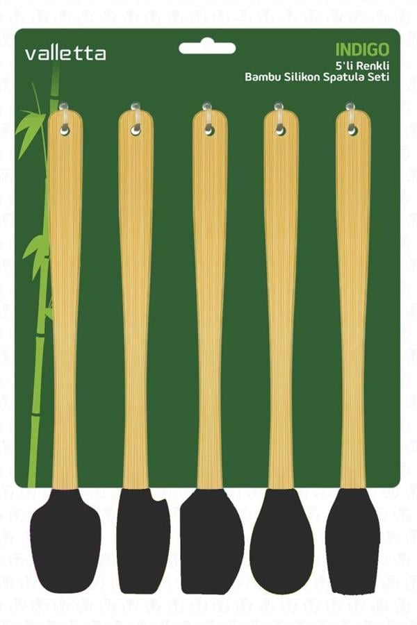 VALLETTA VLT1542 INDIGO SPATULA 5'Lİ SET - SİYAH NOKTALI