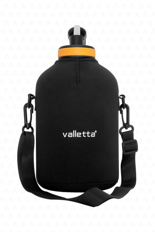 VALLETTA VLT1260 WİNTA MOTİVASYONLU SPORCU SU MATARASI 2,5 LT - SİYAH (ÇANTA)